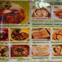 Vegan menu in english at Mama Huhu in Tokyo