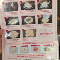Helpful how-to sheet at SAKURA-TEI in Tokyo