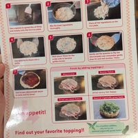 Helpful how-to sheet at SAKURA-TEI in Tokyo