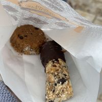 Vegan Cookie and Chocolate/Müsli Bar  at Rotsis Family Bakery  in Kefalonia