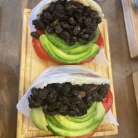 Vegan arepas  at Venco in Salta