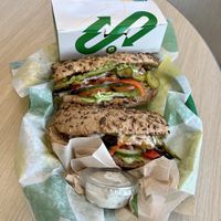 Sandwich + Fries + vegan dip   at Subway in Gross Gerau