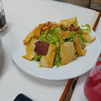 Vegan salad at Co Lan Restaurant in Lisbon