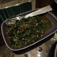 Chilli garlic stir fried Morning glory  at Nara Thai Cuisine - BKC in Mumbai