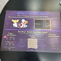 Menu  at Acai Bliss Healthy Smoothie Bowls in Ho Chi Minh City