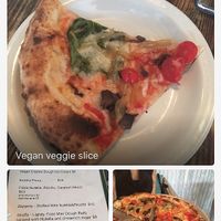 This restaurant has vegan pizza, vegan calzones, vegan paninis, and even vegan cookie dough ice cream for dessert!  at Tufino Pizzeria in Astoria