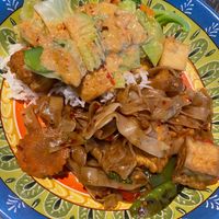 Drunken noodles & Isan curry at Isan Thai Restaurant in Sarasota