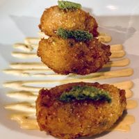 Red lentils croquettes  #Veganuary at Centric in Mallorca