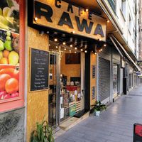 Entrance at Rawa Speciality Coffee in Granada