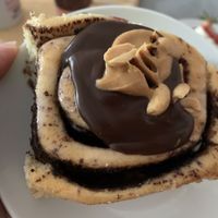 Snicka roll close up  at Cinnamood in Vienna