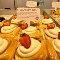 Strawberry rolls  at Cinnamood in Vienna