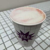 Pink Superfood Latte Coconut Milk 6€  at Cinnamood in Vienna