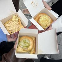 Bueno, pistachio, and apple  at Cinnamood in Vienna