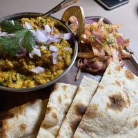  Vegan keema pau, but pau replaced with roti   at Tagline Modern Indian & Arabic Restaurant and Bar in Kowloon