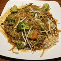 Vegetable Pad Thai with tofu   at Vilai's Thai Kitchen in Kitty Hawk