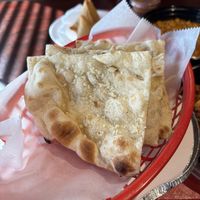 Garlic naan (no butter)  at Himalaya in Kitty Hawk