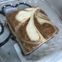 Salted caramel cheesecake.  Wonderful! at Peace Love and Raw in Olympia