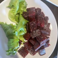 Roasted beets   at Olives A Greek Kitchen in Manteo