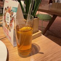 Homemade iced teaa  at Ursprung in Berlin