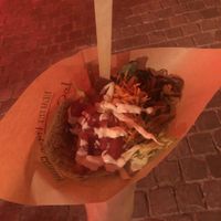 gyros  at Loving Hut Express in Antwerpen