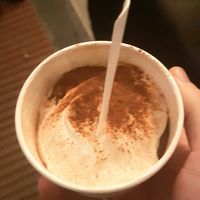 Tiramisu (very good!) at Loving Hut Express in Antwerpen