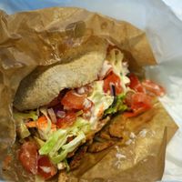 Pita Kebab at Loving Hut Express in Antwerpen