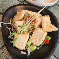Salt pepper tofu at Longtime Dining in Brisbane