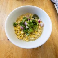 Vegan Cream Corn  at The Noble South in Mobile