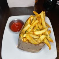 Vegan Truffle Fries  at Chuck's Fish in Mobile