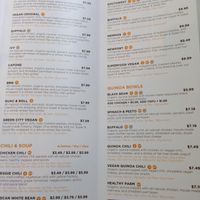 Menu part 3 at Protein Bar - 7th St in Washington