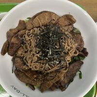 Double portion poke soba bowl  at Poke All Day - Busan ​​National University in Busan