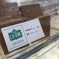 Vanilla brownie bars  at La Seine in La Marsa
