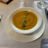 Carrot-coco-soup  at Helbigs Gasthaus in Johannesberg