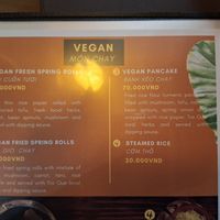 Menu at Faifoo Central Restaurant in Hoi An