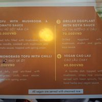Menu at Faifoo Central Restaurant in Hoi An