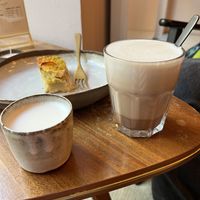 Babychino and hot chocolate   at Das Lazy in Vienna