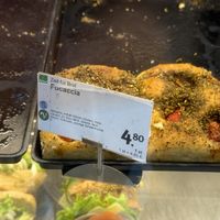 vegan focaccia  at denns Biomarkt -  Europaplatz in Berlin