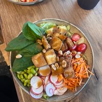 Tofu bowl- the best I had in my life at Daržo Dubuo in Vilnius