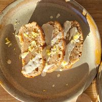 Daily lemon pie at Daržo Dubuo in Vilnius