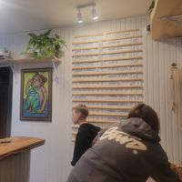 Menu at Daržo Dubuo in Vilnius