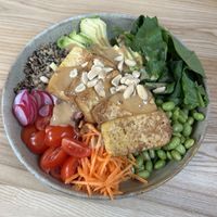 tofu bowl  at Daržo Dubuo in Vilnius