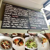 Items from the set menu (omakase)  at Kimusabi in Newtown