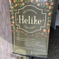 Entrance sign  at Helike Gastronomia Funcional in Asuncion
