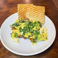 Vegan Scramble Breakfast Bowl  at Panini Pete's in Fairhope