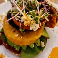 Vegan breakfast bagel at Neo Cafe & Eatery in Wellington