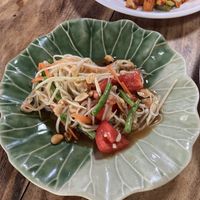 Som tam aka papaya salad   at Bangkok Thai Cooking Academy in Bangkok