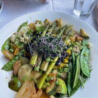 Vegan Baldwin Vegetable Plate  at Dauphin's in Mobile