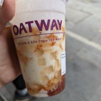 Strawberry oat yogurt at Oatway - Trà Sữa & Sữa Chua Yến Mạch - Cửa Nam in Hanoi