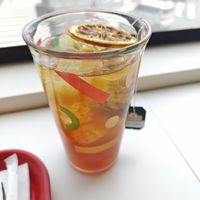 earl grey kombucha at Poke All Day - Munjeong in Seoul