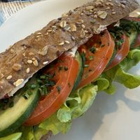 vegan 'vital' sandwich  at Steinecke in Berlin